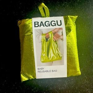 NWT Baby Baggu - UFO Metallic Green